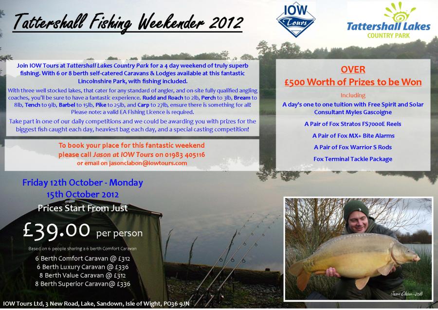 Tattershall Fishing Weekender Poster